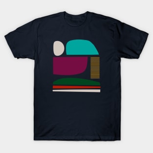 Geometric Color Harmony T-Shirt